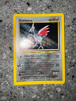 Pokemon TCG Cards Skarmory 13/111 Neo Genesis Holo Rare - Image 3