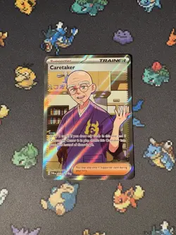 Pokemon Cards Caretaker 203/162 Full Art Secret Rare Twilight Masquerade - (NM) - Image 1