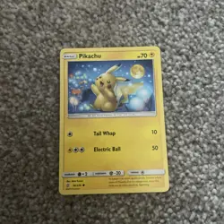 POKEMON TCG CARD - SUN AND MOON COSMIC ECLIPSE - PIKACHU 56/236 NM - Image 1