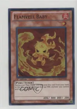 Flamvell Baby 1st Ed. YuGiOh Hidden Arsenal 2 #HA02-EN016 2010 0b3 - Image 1