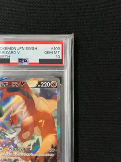Japanese Pokemon Card PSA10 Charizard V SR Alt Art 103/100 Star Birth Brilliant - Image 4