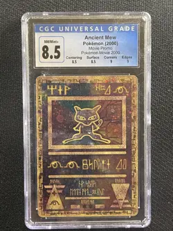 Pokemon Card CGC NM/Mint 8.5 Ancient Mew Movie Promo Holo WotC 2000 - Image 1