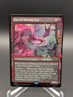 Fear of Missing Out (Showcase) Duskmourn: House of Horror Foil - Image 1
