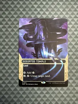 MTG Deserted Temple #0011 Borderless R Edge of Eternities: Stellar Sights (EOS) - Image 1