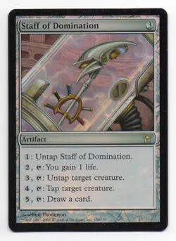MtG FOIL Staff of Domination Bastone della Dominazione (Fifth Dawn) - Image 1