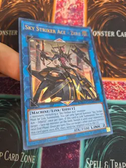 Yugioh Sky Striker Ace - Zeke MAMA-EN008 Ultra Rare 1st Edition Near Mint - Image 2