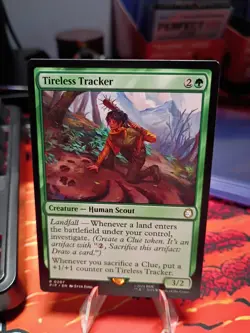 NM Tireless Tracker, MTG, Fallout, Magic the Gathering, 207 - Image 1