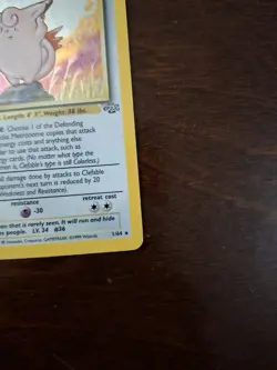 Clefable 01/64 Jungle Holo Unlimited Pokemon TCG WOTC LP-Lightplayed - Image 4