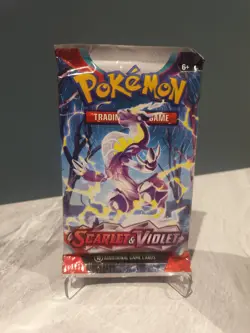 Pokemon TCG Scarlet & Violet Booster Pack in Paldea Friends Mini Tin Free UK Del - Image 2