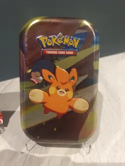 Pokemon TCG Scarlet & Violet Booster Pack in Paldea Friends Mini Tin Free UK Del - Image 3