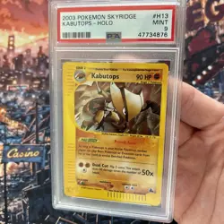 2003 Pokemon Skyridge Kabutops Holo #H13 PSA 9 - Image 2