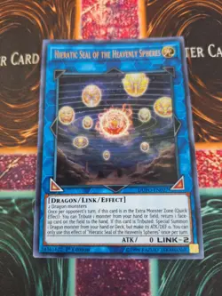 Yugioh Hieratic Seal of the Heavenly Spheres DUPO-EN027 Ultra 1st Edition NM - Image 1