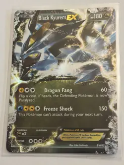 Pokemon TCG Near Mint condition Black Kyurem EX BW62 Black Star Promo - Image 1