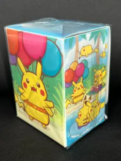 [Opened unused]Flying & Surfing Pikachu Deck Box Japanese Pokemon Center - Image 4