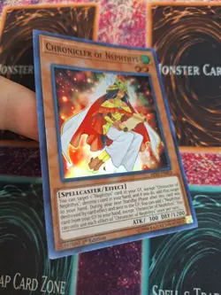 Yugioh Chronicler of Nephthys HISU-EN003 Super Rare 1st Edition Near Mint - Image 2