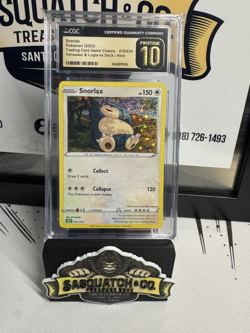 Pokemon TCG: CGC Pristine 10 (2023) Snorlax 016/034 - Image 1