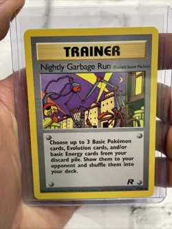 Nightly Garbage Run (Rocket's Secret Machine) 77/82 Team Rocket Pokemon NM TCG - Image 1