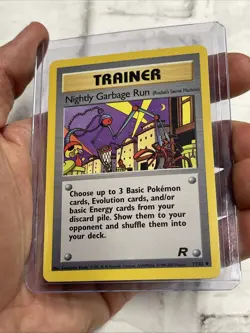 Nightly Garbage Run (Rocket's Secret Machine) 77/82 Team Rocket Pokemon NM TCG - Image 2