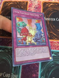 Yugioh Super Team Buddy Force Unite! FLOD-EN081 Secret Rare 1st Edition NM - Image 2