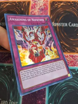 Yugioh Awakening of Nephthys HISU-EN011 Super Rare 1st Edition Near Mint - Image 2