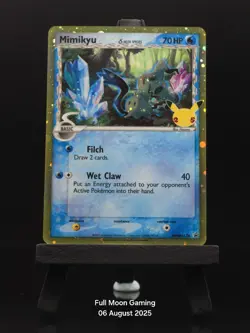 Mimikyu SWSH136 Celebrations 25th Anniversary Delta Species Holo Promo Pokemon - Image 1