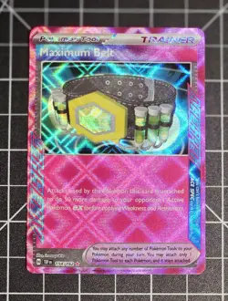 Pokemon TCG - Maximum Belt - 154/162 Temporal Forces - ACE SPEC Holo Rare - Image 1