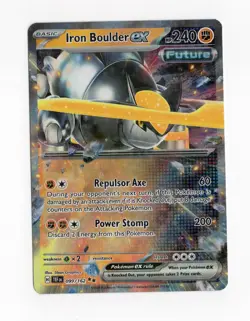 Iron Boulder EX # 99/162 Double Rare | Pokemon TCG - 2024 Temporal Forces | NM - Image 1