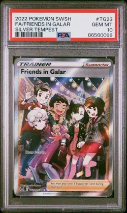 Pokemon Silver Tempest - FRIENDS IN GALAR - TRAINER GALLERY - TG23/TG30 - PSA 10 - Image 1