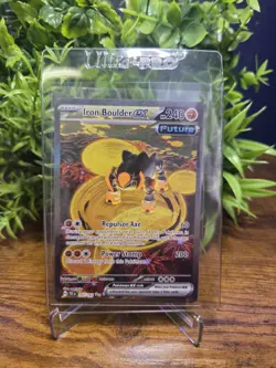 2024 Pokemon Iron Boulder EX 207/162 Temporal Forces SIR - Image 1