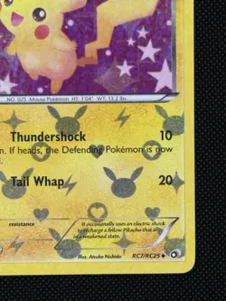 Pokemon TCG Pikachu RC7/RC25 Legendary Treasures Radiant Collection - Image 5