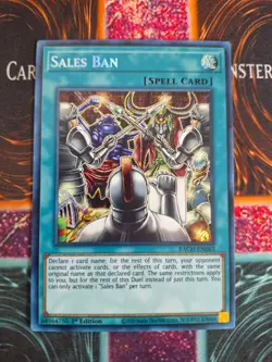 Yu-Gi-Oh! TCG Sales Ban Battle of Chaos BACH-EN063 Secret Rare 1st Edition NM - Image 1