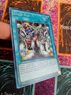 Yu-Gi-Oh! TCG Sales Ban Battle of Chaos BACH-EN063 Secret Rare 1st Edition NM - Image 2