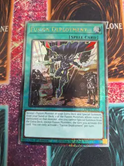 Yu-Gi-Oh Fusion Deployment RA02-EN065 Quarter Century Secret Rare 1st Edition NM - Image 1