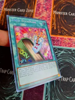 Yu-Gi-Oh! Toon Bookmark BLCR-EN067 Secret Rare 1st Edition Near Mint - Image 2