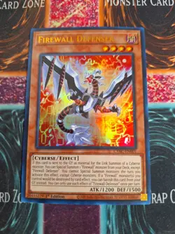 Yu-Gi-Oh! TCG Firewall Defenser CYAC-EN001 Ultra Rare 1st Edition Near Mint - Image 1
