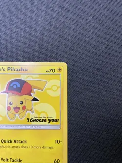 Ash's Pikachu - SM111 - Black Star Promo - Pokemon Card - NM/M - Image 3