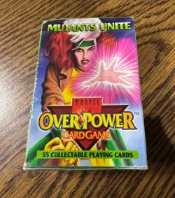 Marvel Overpower Trading Card Game Mutants Unite Starter Pack NOS - Image 1