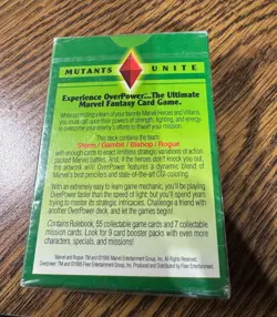 Marvel Overpower Trading Card Game Mutants Unite Starter Pack NOS - Image 2