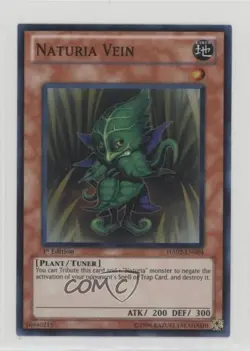 Naturia Vein 1st Ed. YuGiOh Hidden Arsenal 2 #HA02-EN004 2010 0b3 - Image 1