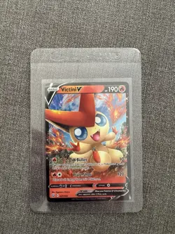Pokemon Card - Victini V 021/163 - Battle Styles - Ultra Rare, NM - Image 1