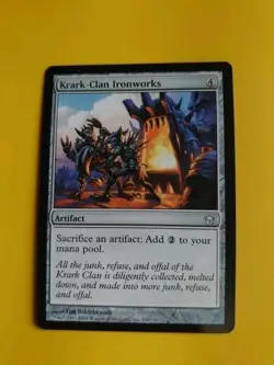 Krark-Clan Ironworks. Aritiact Fifth Dawn. VG Magic the Gathering Card. - Image 1