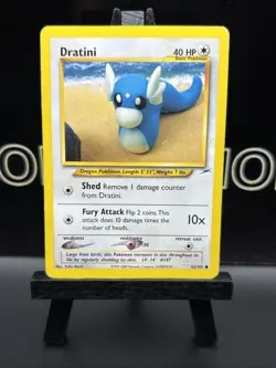 Dratini 63/105 Neo Destiny Common Regular Pokemon Card MP - Image 2