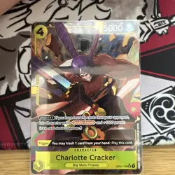 One Piece Card Game - PRB-01 Charlotte Cracker OP03-108 Alt Art The Best English - Image 1