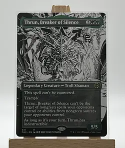 MTG - Phyrexia All Will Be One - Thrun, Breaker of Silence - Borderless Extended - Image 1
