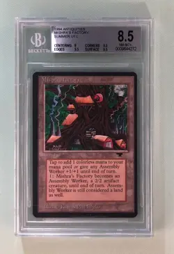 Mishra's Factory Summer BGS 8.5 Antiquities MTG Magic The Gathering 3x 9.5s !!! - Image 1