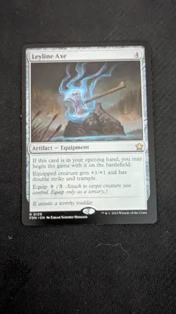 Leyline Axe - FDN - NM - MTG - Image 1