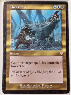 Undermine - Invasion - Magic the Gathering MTG Nice! - Image 1