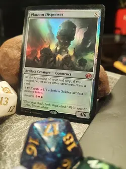 MTG Platoon Dispenser - Foil art - The Brothers' War #036/287 - Image 2