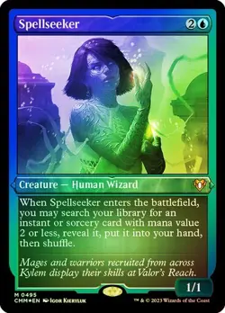 Spellseeker FOIL ETCHED - 0495 - Mythic - Commander Masters CMM MTG - Image 1