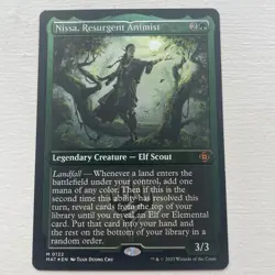 Nissa, Resurgent Animist ETCHED FOIL - March of the Machine Aftermath - Image 1